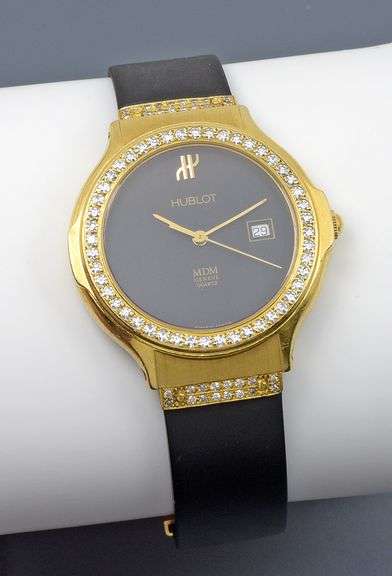 Coveted Hublot 18K YG & Diamond Fusion Classic Quartz Watch