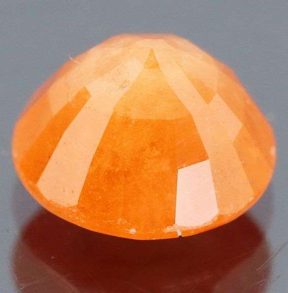 Vivid! 3.84ct top Fanta orange Namibian Garnet