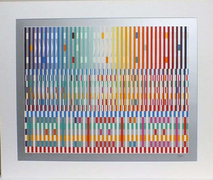 Original rare limited edition Agam. Hand signed by the artist