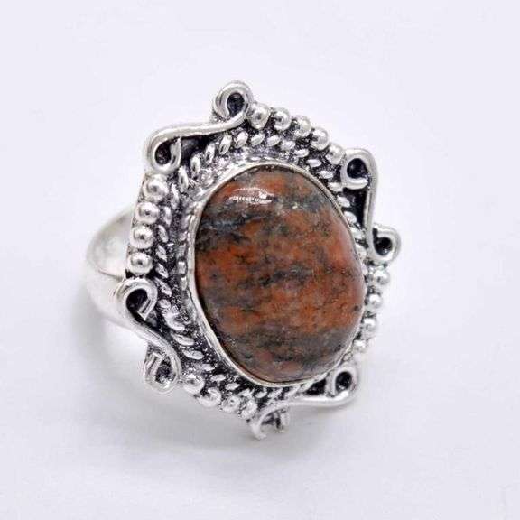 Natural Jasper Ring