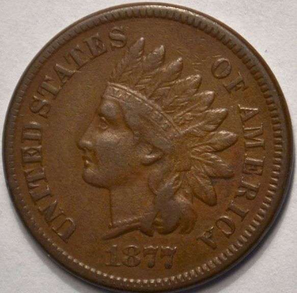 1877 Key Date Indian Head Cent