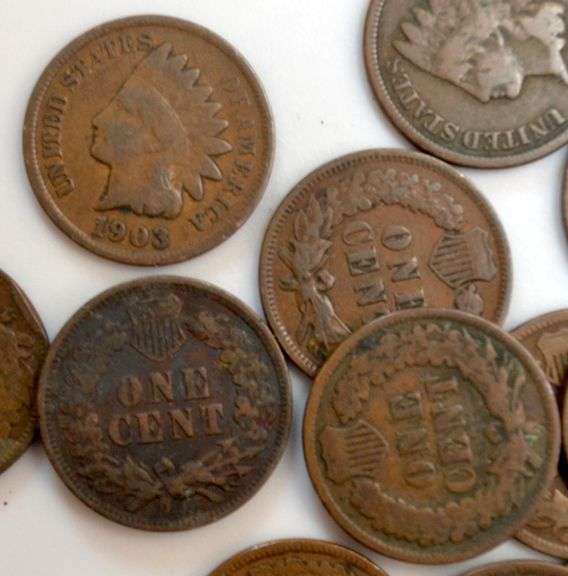 50 1890-1900 Assorted Indian Cents