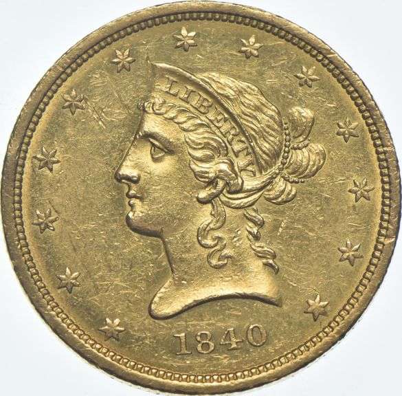 1840 $10 Liberty Head Gold Eagle