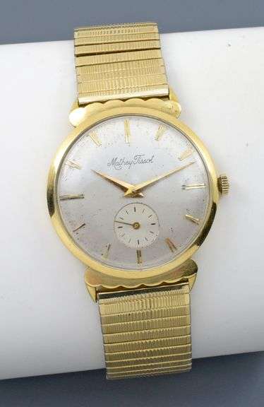 Prestigious 1950s Mathey-Tissot 18K YG Hand-Wind Watch