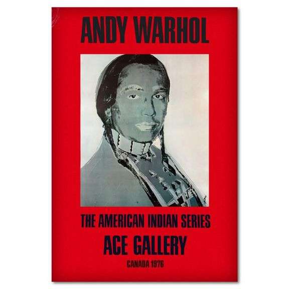 The American Indian Series by Andy Warhol (1928-1987)