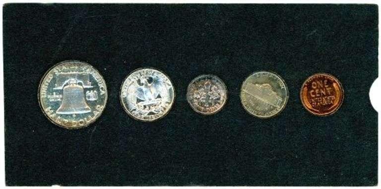 1955 Proof Set in Custom Holder