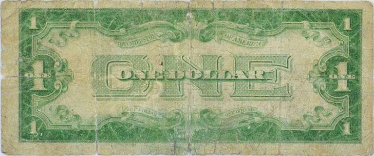Series 1928 D Funnyback Silver Certificate