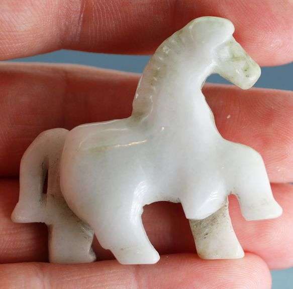 Adorable 145.80ct Jade horse carving