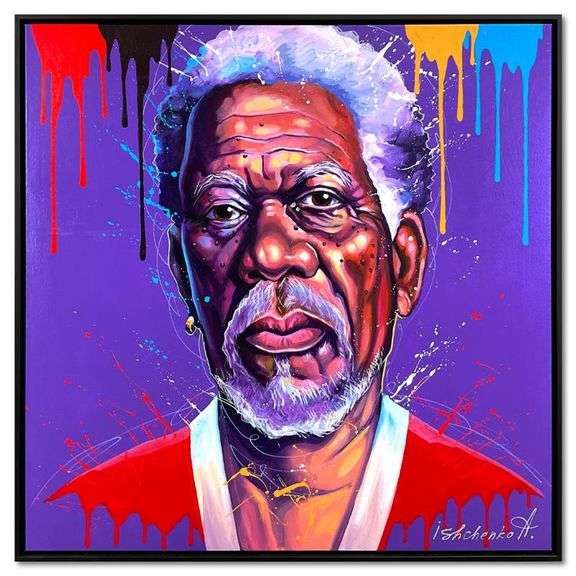 Morgan Freeman by Ishchenko