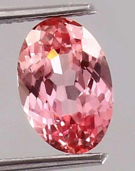 BI-COLOR PADPARADSCHA SAPPHIRE OVAL CUT LOOSE GEMSTONE
