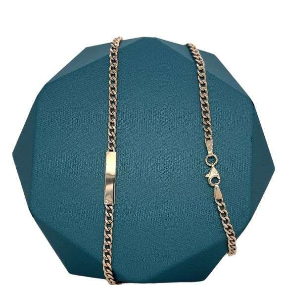 14K Gold ID Necklace
