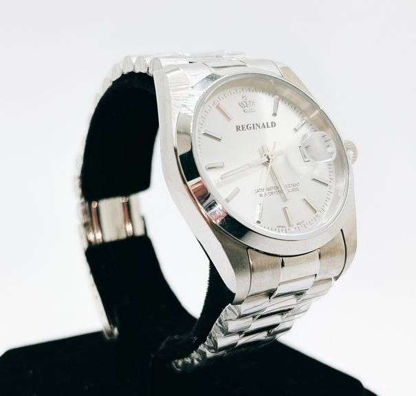 Men's Stainless Steel Classic Diver Watch w/ Day Date