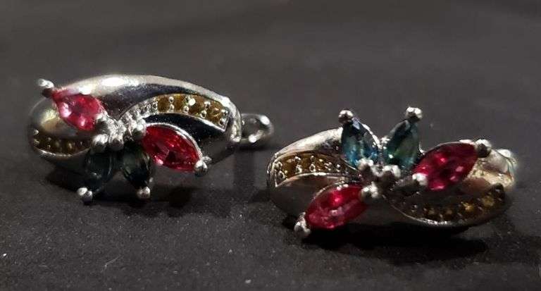 Dazzling Natural Pink Sapphire Earrings