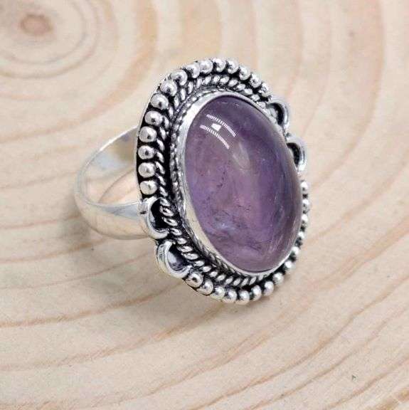 All Natural 22 Ct  Amethyst Ring