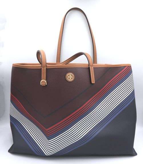 Tory Burch Large Multi Color Tote