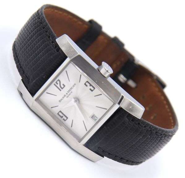 Baume &Mercier Hampton White Dial Quartz Diamond Watch