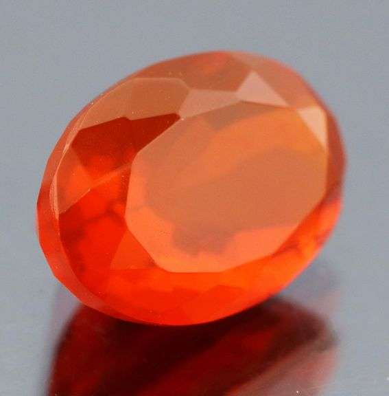 Rich blood orange 3.41ct Mexican Fire Opal