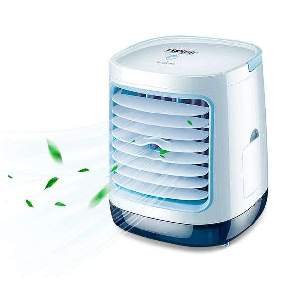 3 Gear LED Mini Air Conditioner Fan Rechargeable