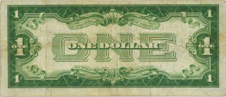 Series 1928 A Funnyback Silver Certificate