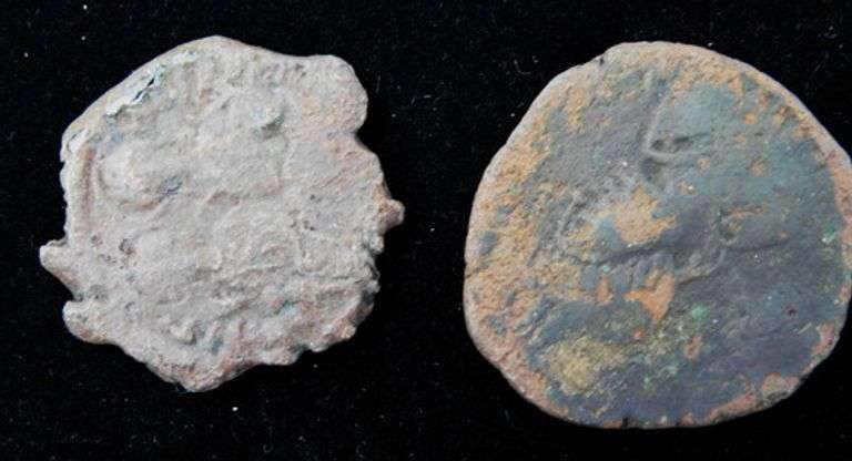 2 Byzantine Empire Medieval Coins