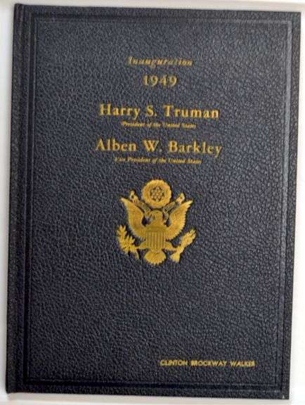 Deluxe 1949 Truman Inaugural Program
