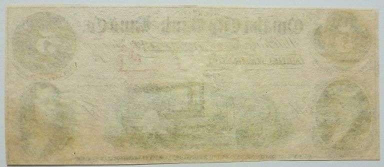 Superb Crisp 1800's $5 Omaha City Bank & Land Company-Tough Note!