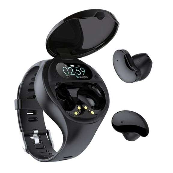 2-in-1 Wireless Earbuds and Smart Watch