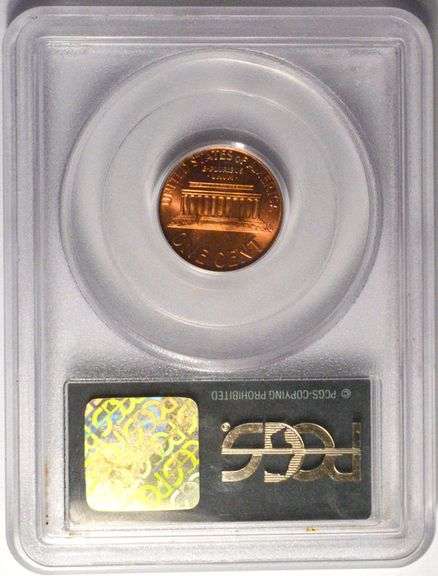1995 Double Die Lincoln Cent PCGS MS65RD Old Green Holder