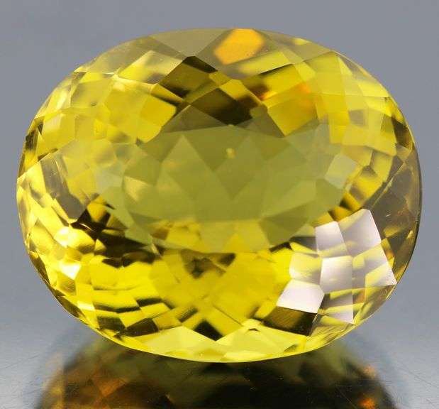 Brilliant! 41.44ct top lemon yellow unheated Citrine
