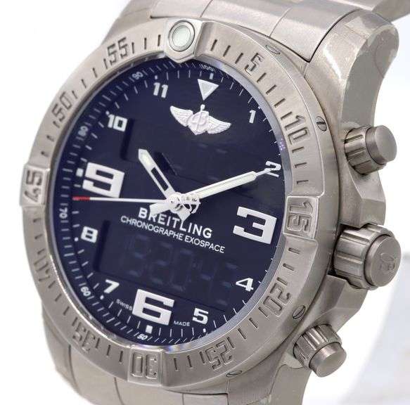 Breitling Exospace B55 Chronograph, 46mm, Titanium W/ Box & Booklets