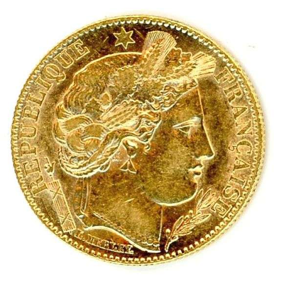1899-A France 10 Franc Gold Piece