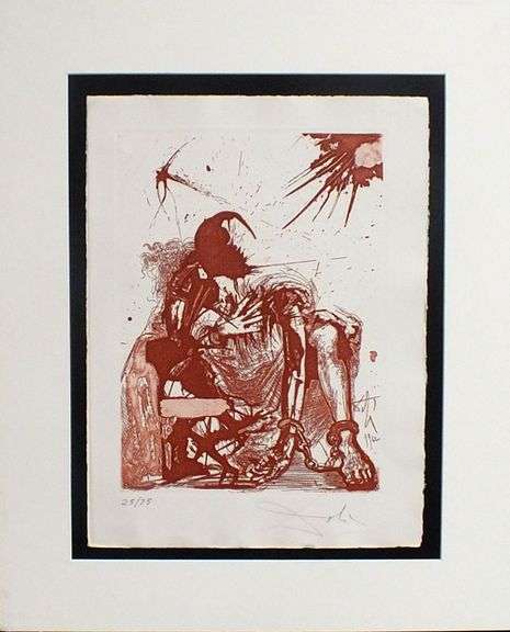 Rare limited edition Dali hand signed