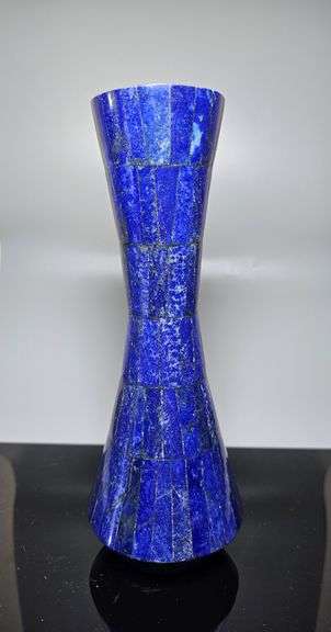 Beautiful 4535 Ctw Natural Blue Lapis Lazuli 10 " Vase