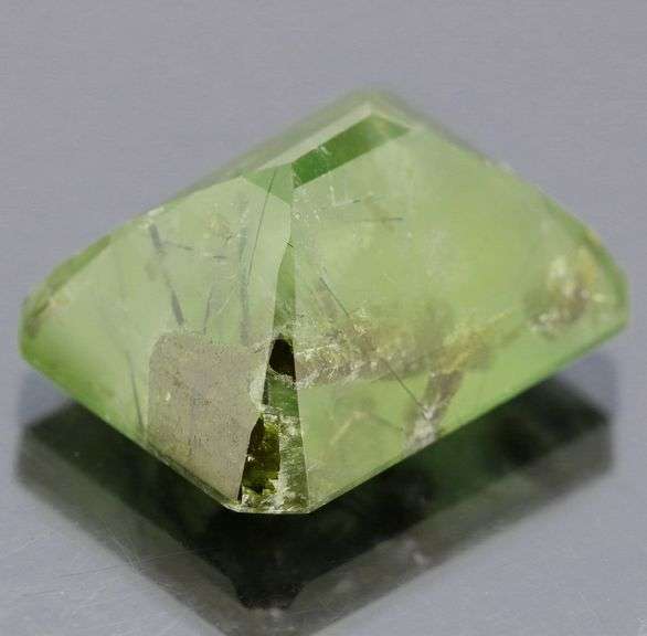 Tremendous 24.72ct rutilated Prehnite