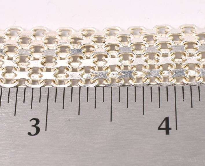 Fancy Link Bracelet In Sterling Silver