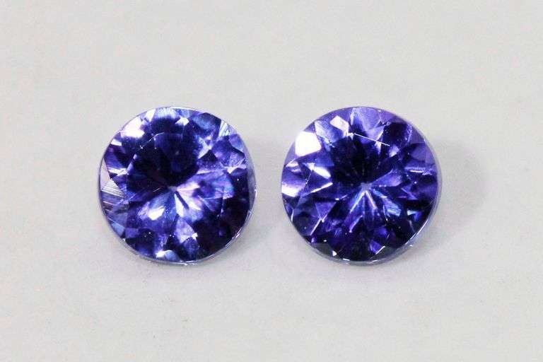 Gorgeous Blue Tanzanite Pair