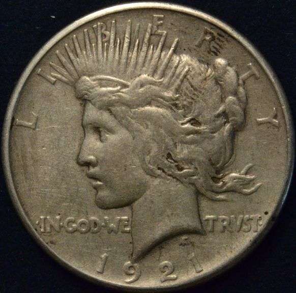 1921 High Relief Peace Silver Dollar