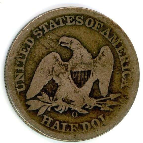 1859-O Liberty Seated Half Dollar