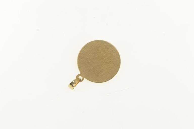 14K Yellow Gold Chinese Buddha Vintage Buddhist Symbol Charm/Pendant
