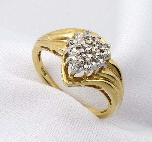 Sweet Sparkling Little Diamond Cluster