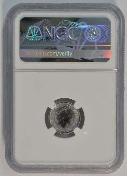 Near perfect 2022 Great Britain 10 Pound Platinum coin. NGC MS69