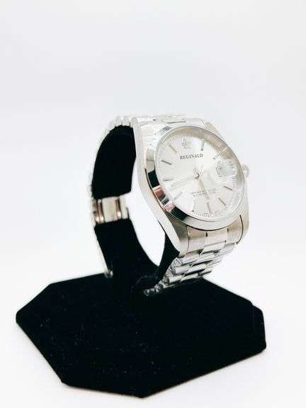 Men's Stainless Steel Classic Diver Watch w/ Day Date