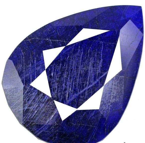 HUGE 12.00 CARAT PEAR CUT BLUE SAPPHIRE LOOSE GEMSTONE
