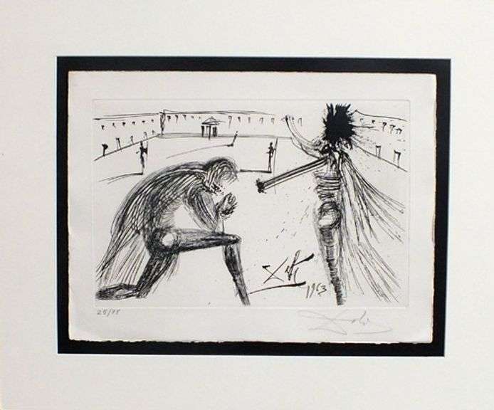 Rare limited edition Dali hand signed
