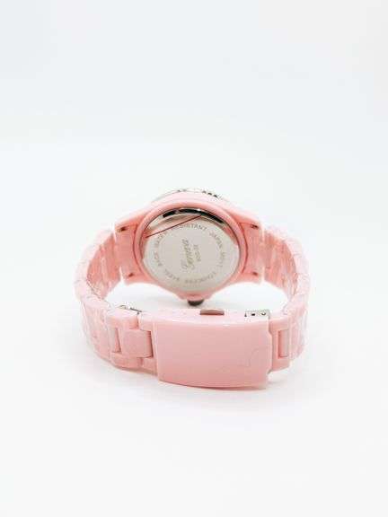 Fancy Pink Geneva & Gemstone Watch