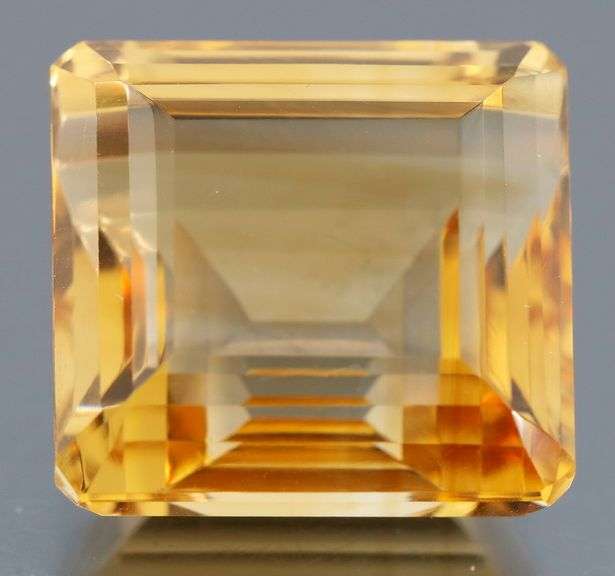 Phenomenal high gem grade 33.22ct eye clean Citrine