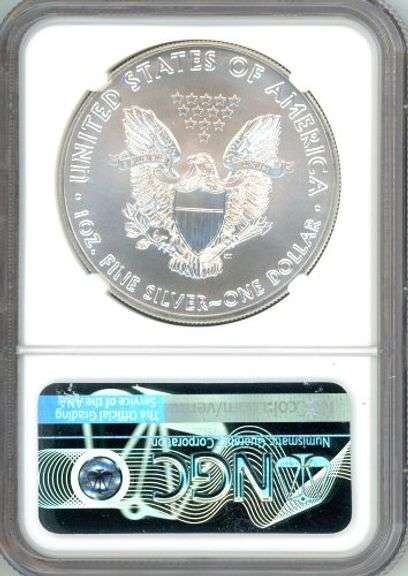 2021 US State Series (Washington) American Silver Eagle in NGC MS70
