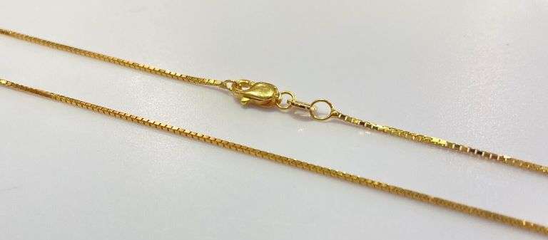 BEAUTIFUL 18KT SOLID YELLOW GOLD & SOUTH SEA PEARL NECKLACE- 12MM