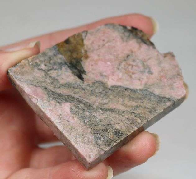 Striking 310ct African Rhodonite slab