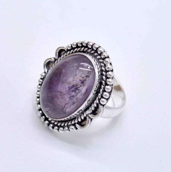 All Natural 22 Ct  Amethyst Ring